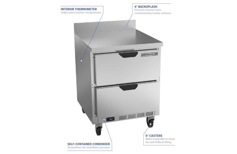 Beverage Air WTRD27AHC2 Features