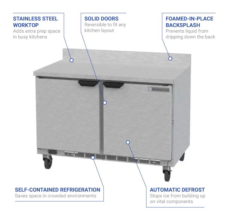 Beverage Air wtrf48ahc1saaflt Features
