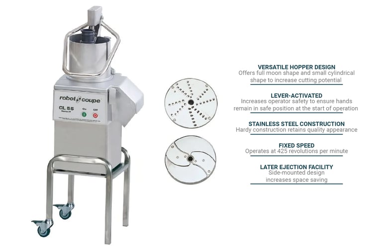 Robot Coupe CL55PUSHER Features