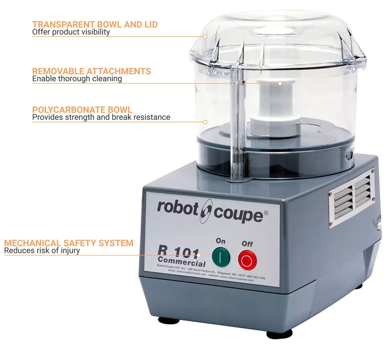 値下げ特別価格 Robot Coupe R101B CLR Combination Food Processor， 2.5 Quart Clea  ジューサー、ミキサー、フードプロセッサー