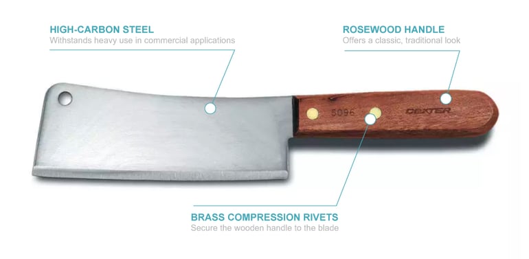Stainless Steel Bench Knife Traditional Thick Blade With Hardwood Handle