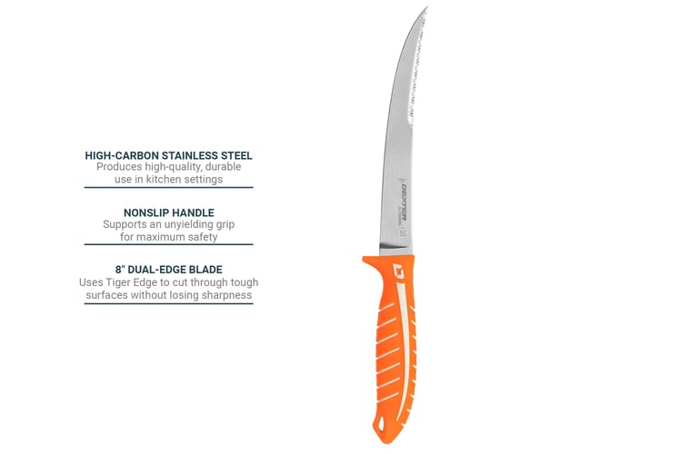  Dexter Outdoors Gamakatsu Dexter Outdoors UC136FF-6WS1-PCP 6  Flexible Fillet Knife with Sheath, Orange : Sports & Outdoors