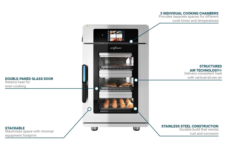 AltoShaam VMCH3HDX HalfSize Vector® H MultiCook Oven (3