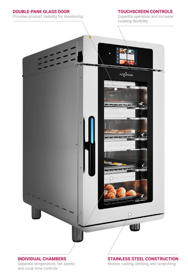 Alto-Shaam VMC-H4 Half-Size Vector® H Multi-Cook Oven - 208-240v/3ph