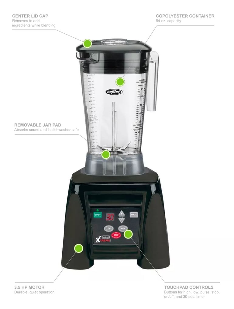 Waring MX1100XTX Features