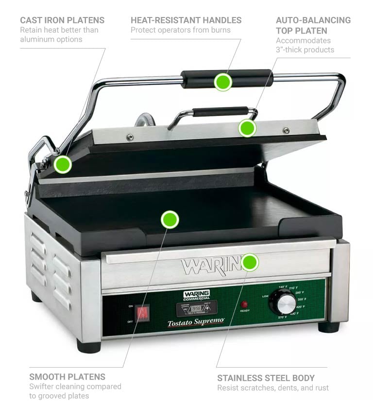 Waring panini press outlet