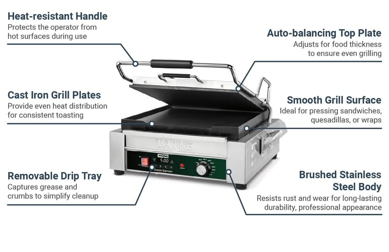 Waring WFG275TX Features