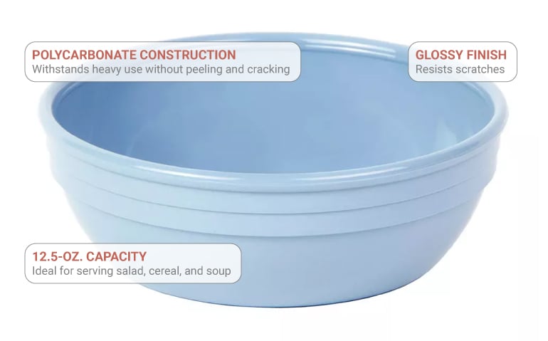 Cambro 100CW401 Features