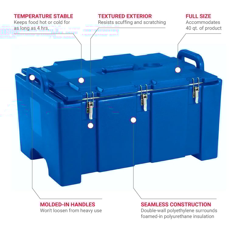 Cambro 100MPC157 Features