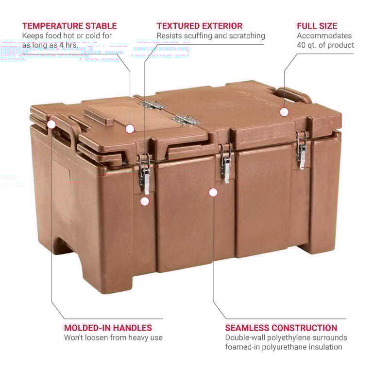 Cambro 100MPCHL157 Features