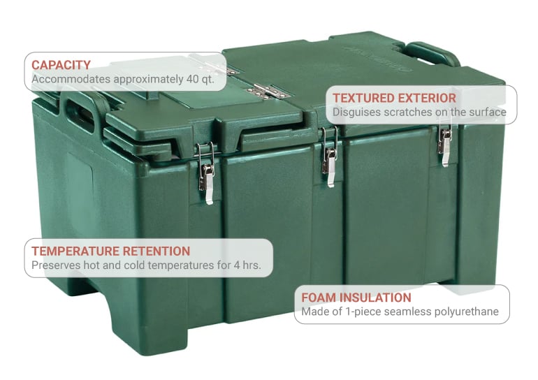 Cambro 100MPCHL519 Features