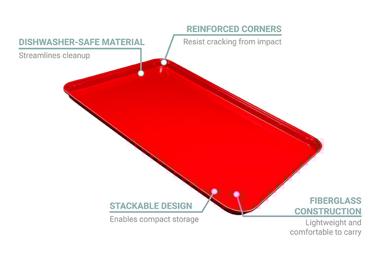 Cambro 1216CL163 Features