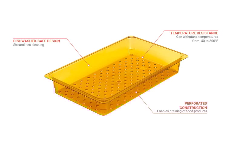 Cambro 13CLRHP150 Features