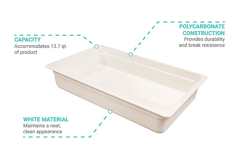 Cambro 14cw148 Features