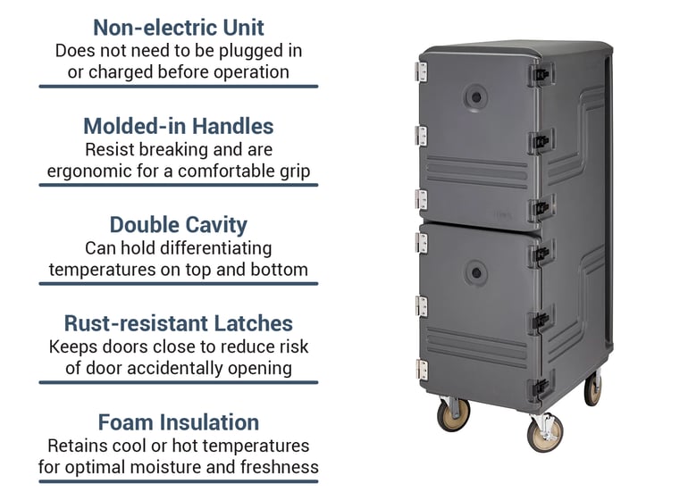 Cambro 1826DBC615 Features