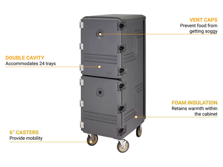 Cambro 1826DTC131 Features