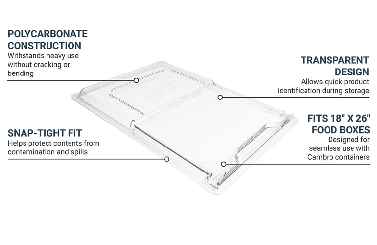 Cambro 1826SCCW135 Features