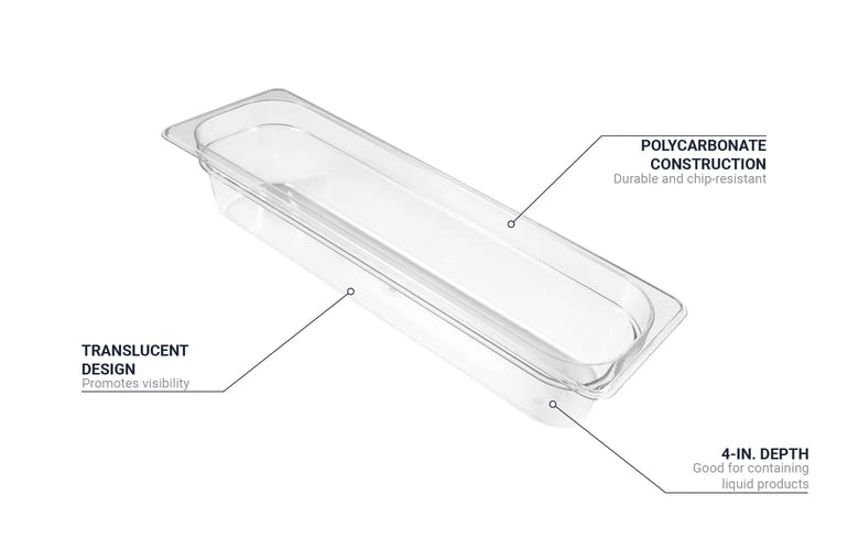 Cambro 24LPCW135 Features