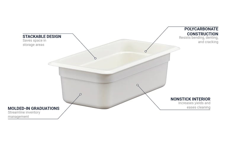 Cambro 34CW148 Features