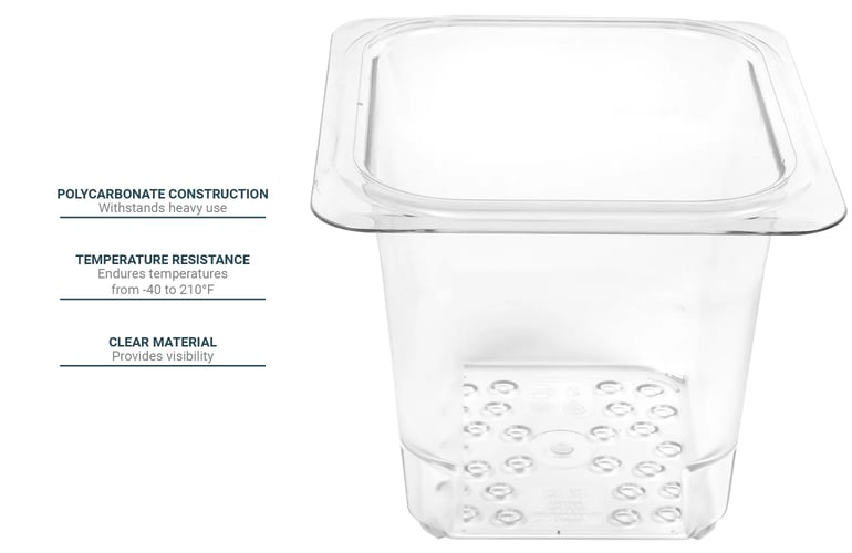 Cambro 65CLRCW135 Features