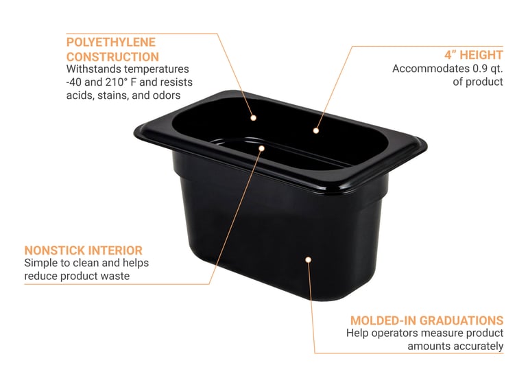 Cambro 94CW110 Features