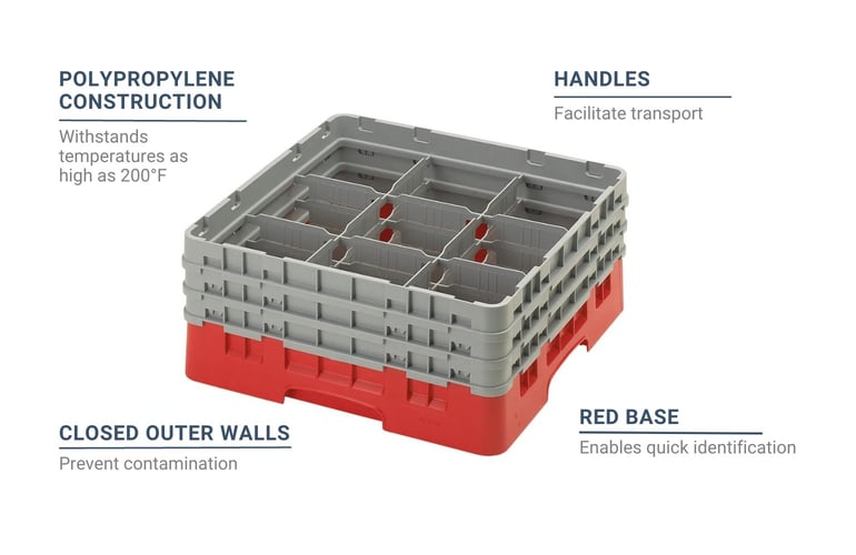Cambro 9S638163 Features