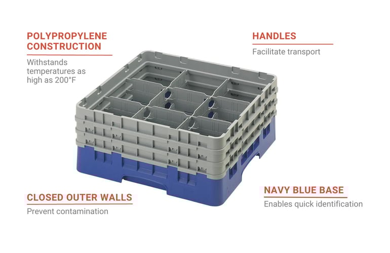 Cambro 9S638186 Features