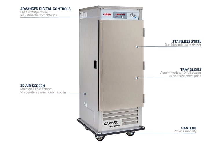 Cambro ACU1826R000 Features