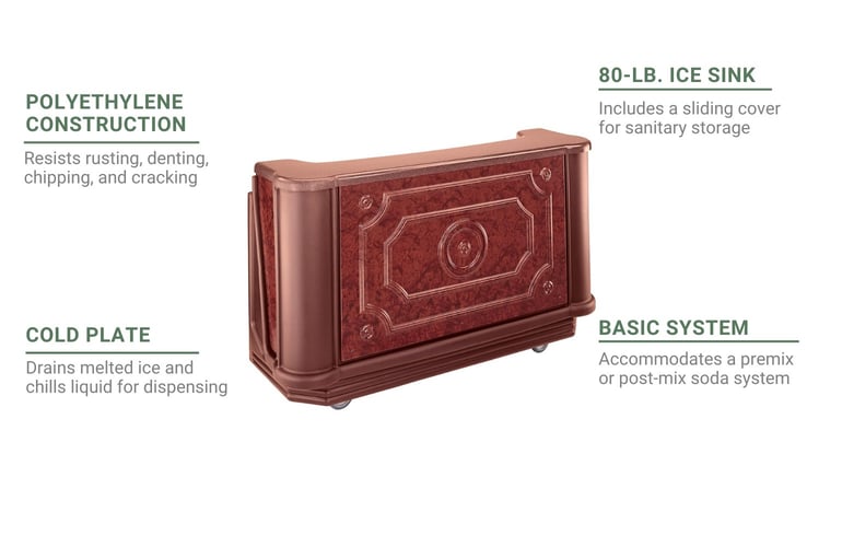 Cambro BAR730DSCP668 Features