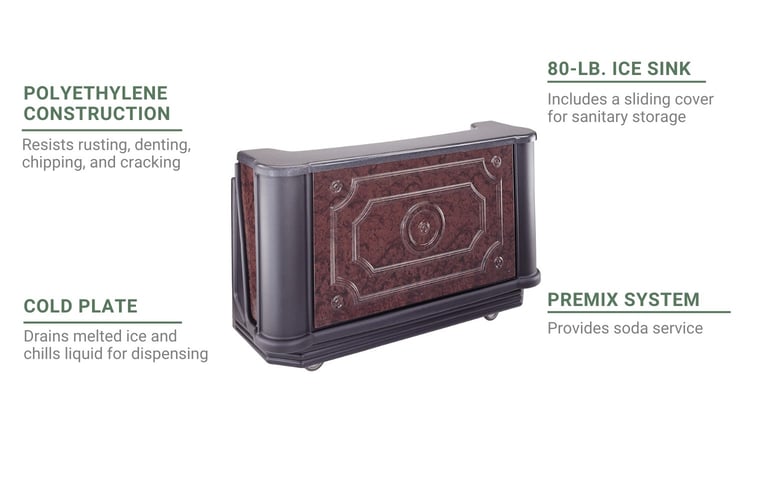 Cambro BAR730DSDX669 Features