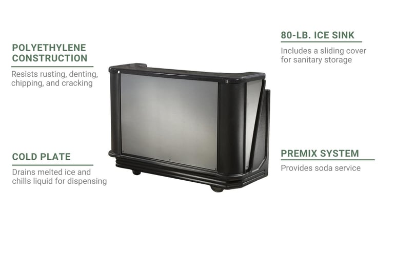 Cambro BAR730DSDX770 Features
