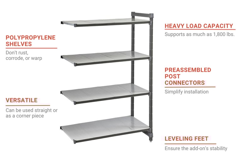 Cambro CBA183072S4580 Features