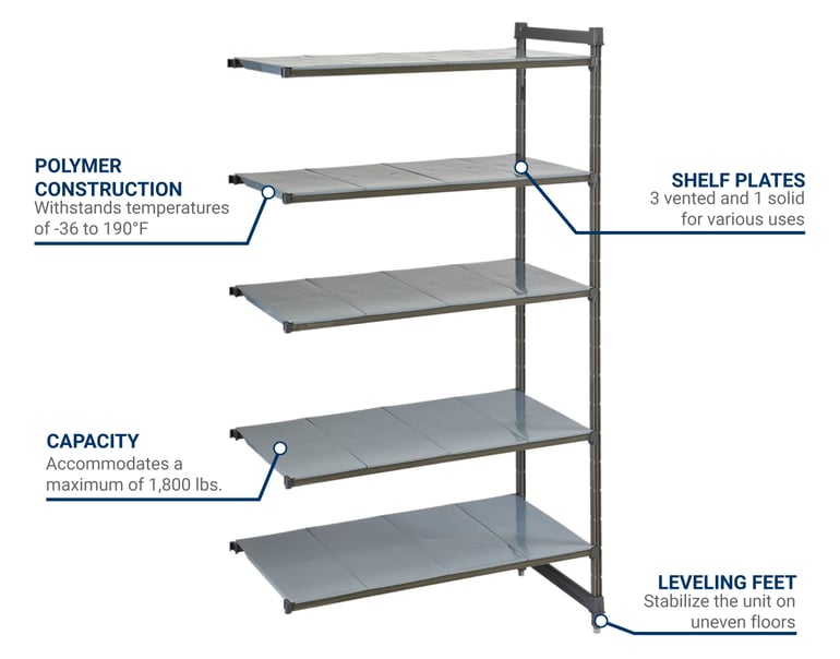 Cambro CBA183684VS4580 Features