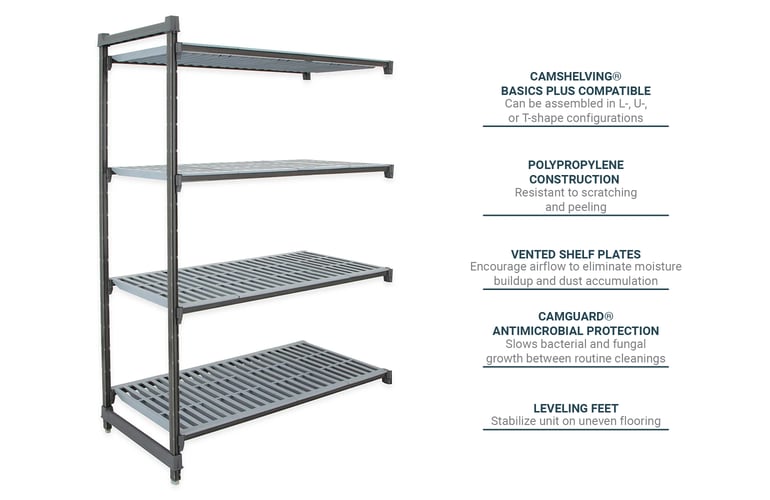Cambro CBA184264V4580 Features