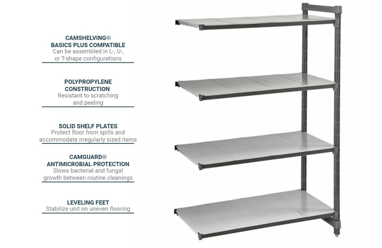 Cambro CBA184272S4580 Features