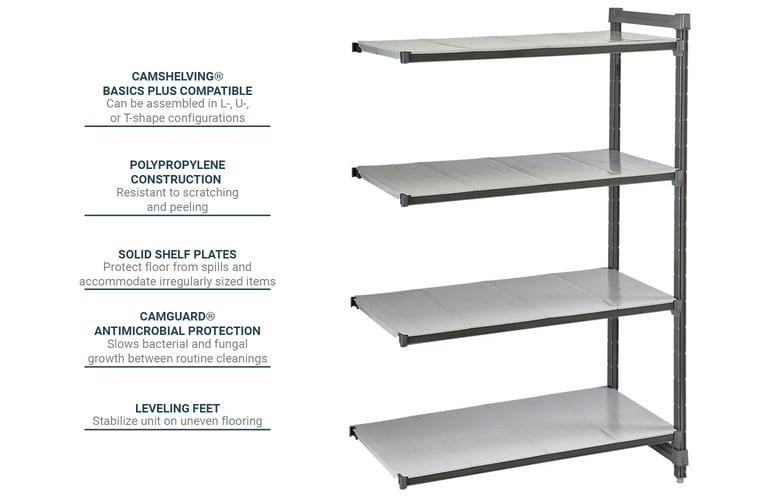 Cambro CBA184284S4580 Features