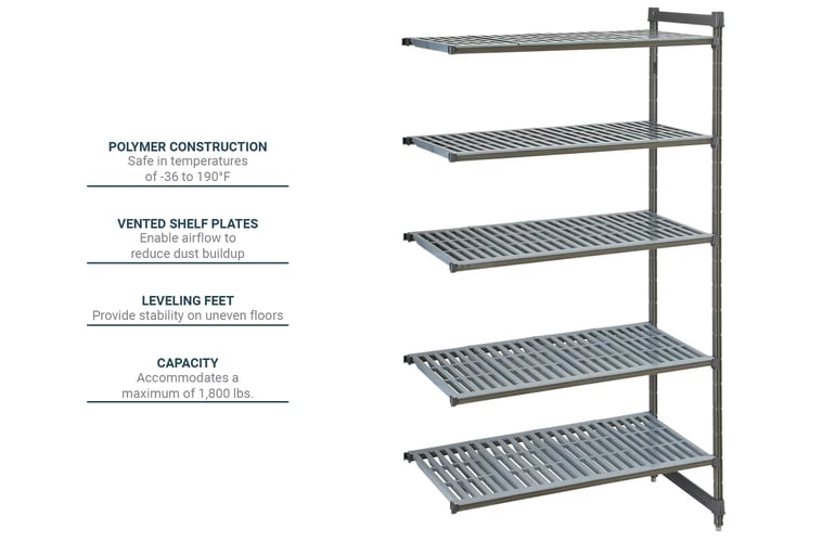 Cambro CBA184864V5580 Features