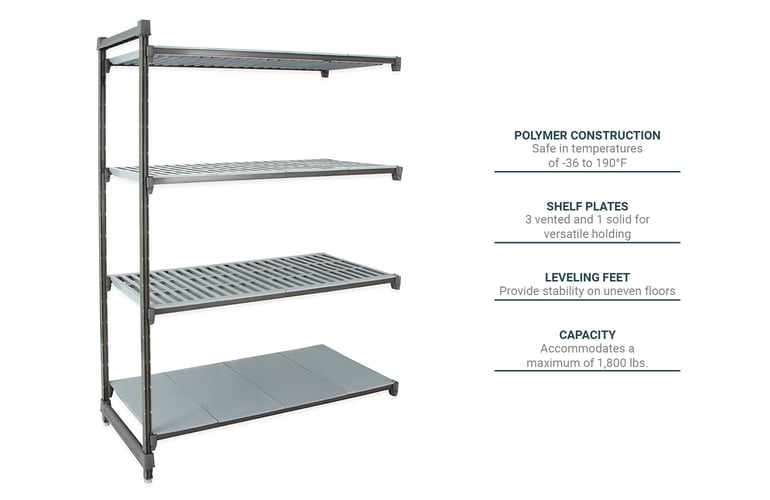 Cambro CBA184864VS4580 Features