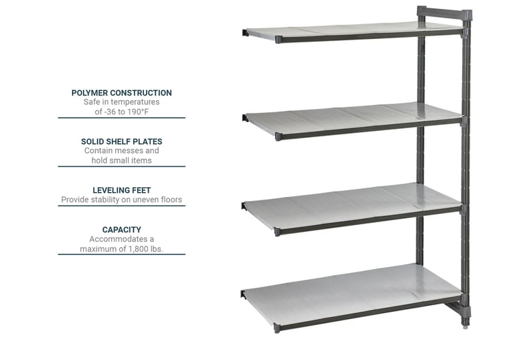 Cambro CBA185464S4580 Features