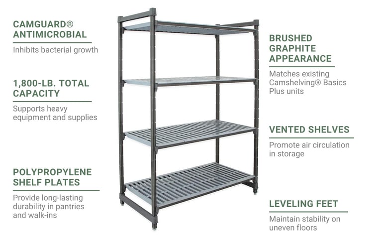 Cambro CBU245464V4580 Features