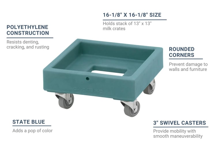Cambro CD1313401 Features
