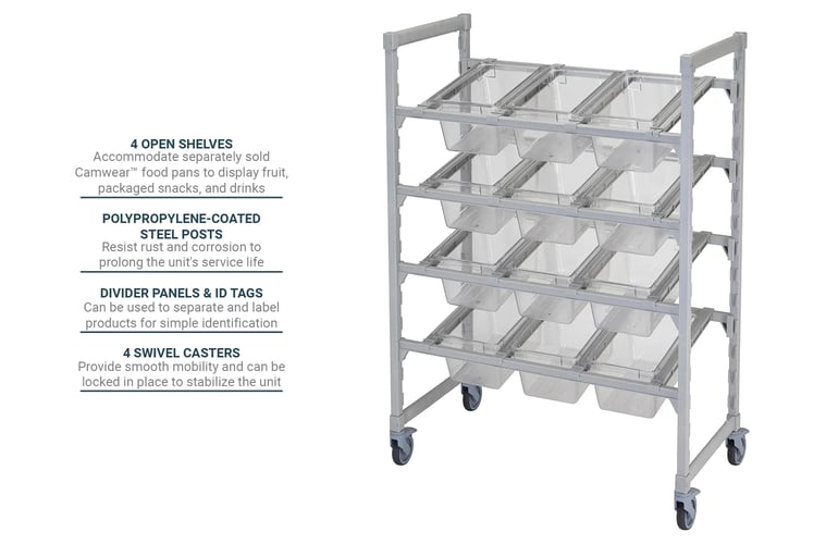 Cambro CPMU244867FXPKG Features