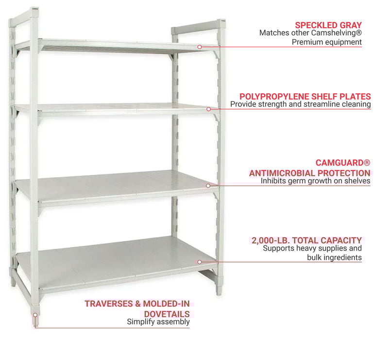 Cambro CPU184872S4480 Features