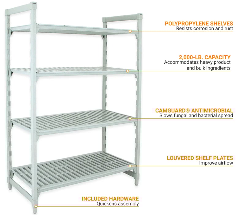 Cambro CPU213072V4480 Features