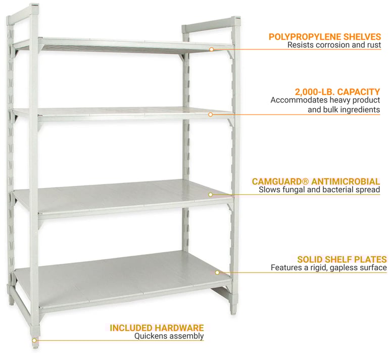 Cambro CPU213672S4480 Features