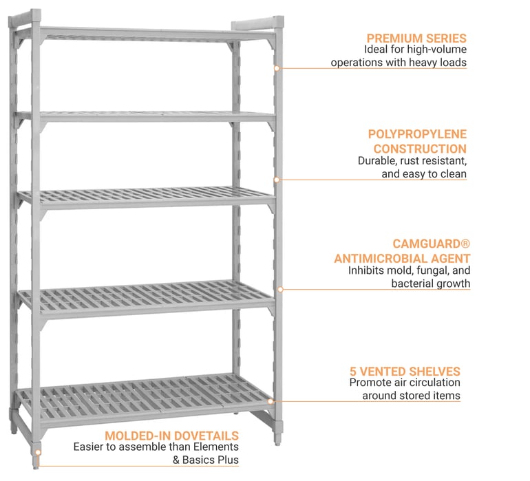 Cambro CPU214884V5PKG Features
