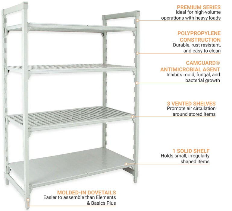 Cambro CPU214884VS4PKG Features