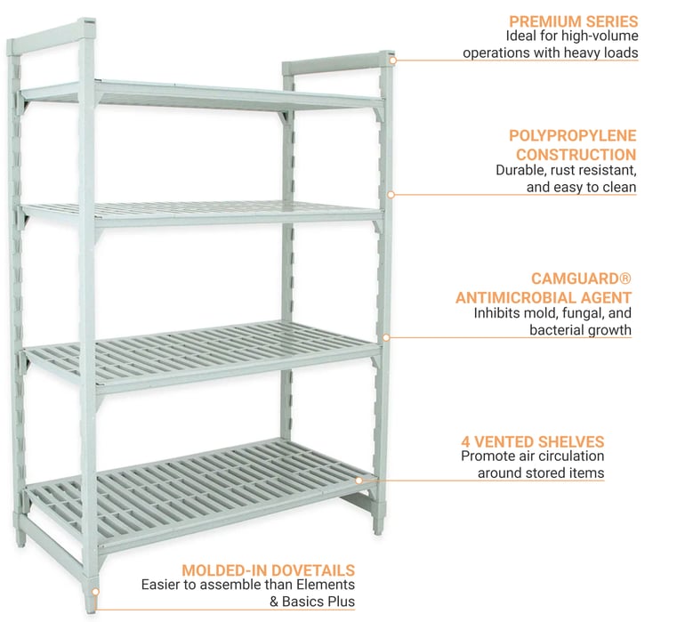 Cambro CPU215484S4PKG Features