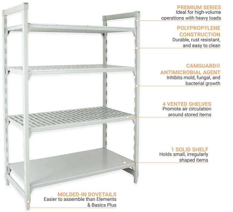 Cambro CPU215484VS4PKG Features