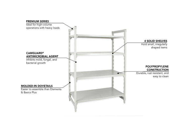 Cambro CPU244284S4PKG Features